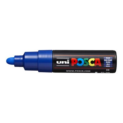 4902778228326-Posca - Marqueur peinture pointe large - bleu foncé-P_79430212_1-0