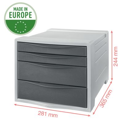 4049793054698-Esselte Colour'Breeze - Module de classement 4 tiroirs - bleu-P_79434882_2-1