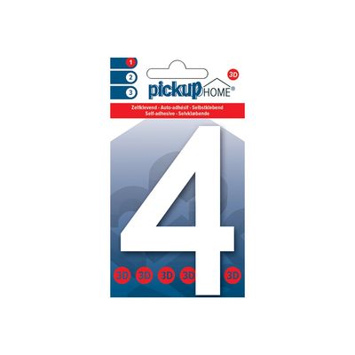 8711234017710-Pickup Home 3D Rio - Étiquette autocollante 100 mm - Chiffre 4 -  blanc-P_79435429_1-0