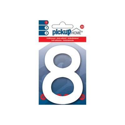 8711234017758-Pickup Home 3D Rio - Étiquette autocollante 100 mm - Chiffre 8 -  blanc-P_79435433_1-0