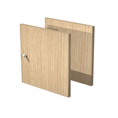 7331910014768-Jeu de 2 portes pour bibliothèque MAXICOLOR - imitation chêne clair-P_79441476_1-0