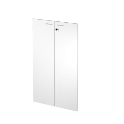 2012349513583-Jeu de 2 portes pour bibliothèque mi-haute - blanc-P_79441819_1-0