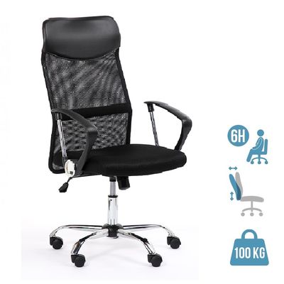 8435501003571-Fauteuil de bureau OMAHA - accoudoirs fixes - noir-P_79445345_1-0