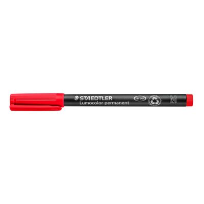 4007817310564-STAEDTLER LUMOCOLOR 317 - Marqueur permanent - pointe moyenne - rouge--0