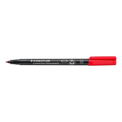 4007817310564-STAEDTLER LUMOCOLOR 317 - Marqueur permanent - pointe moyenne - rouge--1