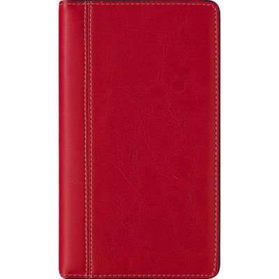 5412303129220-Agenda de poche spiralé Interplan Palermo - 1 semaine sur 2 pages - 9 x 16 cm - rouge - Brepols--0