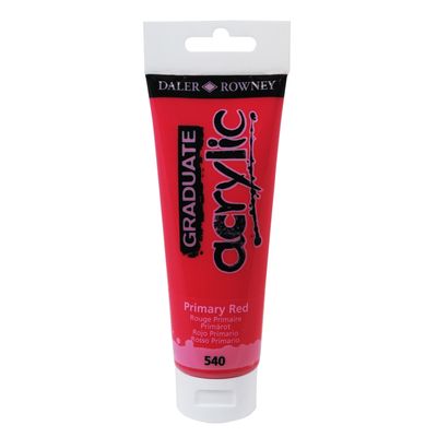 5011386062655-Daler-Rowney Graduate - Peinture acrylique - 120 ml - rouge primaire--0