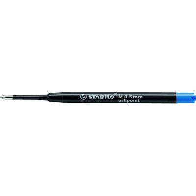 4006381427722-STABILO - Recharge pour stylo EASYball, Pointball - bleu - 0.5 mm - pointe moyenne--1