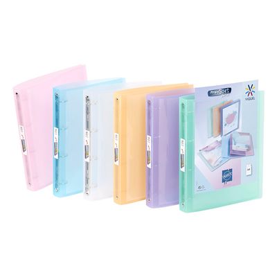 3135252189474-Viquel Propysoft - Classeur à anneaux personnalisable - Dos 35 mm - A4 - disponible dans différentes --0