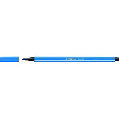 4006381333276-STABILO Pen 68 - Feutre pointe moyenne - bleu foncé--0