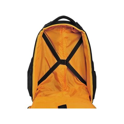 3130630186342-Exacompta Exactive - Sac à dos à roulettes pour ordinateur portable 15,6" - noir, orange--4