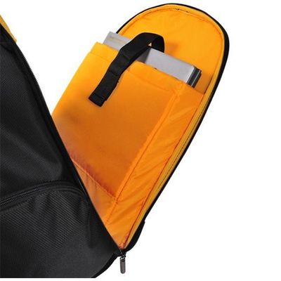 3130630186342-Exacompta Exactive - Sac à dos à roulettes pour ordinateur portable 15,6" - noir, orange--5