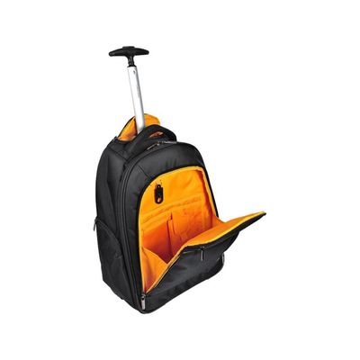 3130630186342-Exacompta Exactive - Sac à dos à roulettes pour ordinateur portable 15,6" - noir, orange--7