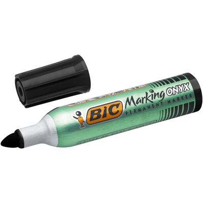 3086123010000-BIC ONYX 1482 - Pack de 12 marqueurs permanents - pointe ogive - noir--1