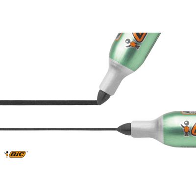 3086123010000-BIC ONYX 1482 - Pack de 12 marqueurs permanents - pointe ogive - noir--3