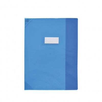 3045050182754-Oxford Strong Line - Protège cahier sans rabat - 17 x 22 cm - bleu translucide--0