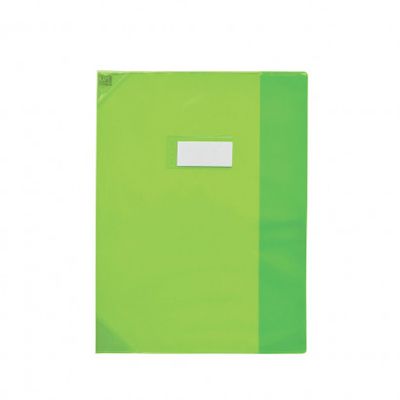 3045050183102-Oxford Strong Line - Protège cahier sans rabat - 17 x 22 cm - vert translucide--0