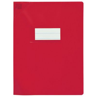 3045050183829-Oxford Strong Line - Protège cahier sans rabat - 17 x 22 cm - rouge opaque--0