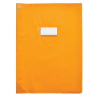 3045050186240-Oxford Strong Line - Protège cahier sans rabat - 24 x 32 cm - orange opaque--0
