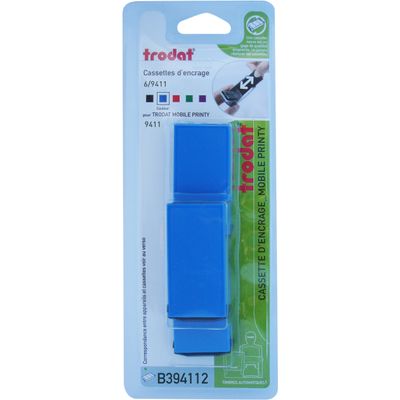 3459593941127-Trodat - 3 Encriers 6/9411 recharges pour tampon Mobile Printy 9411 - bleu--0