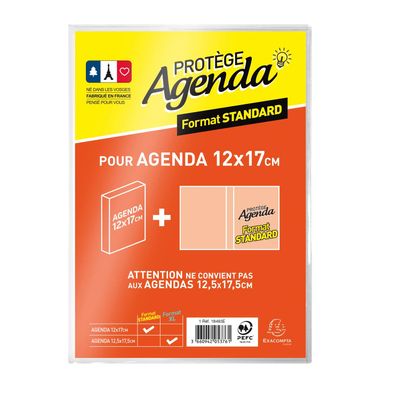 3660942053761-Protège-agenda - 12 x 17 cm - transparent - Exacompta --0