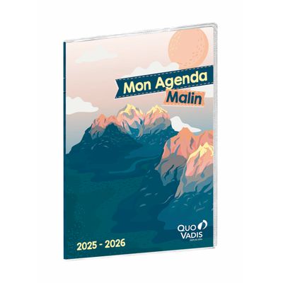 3371010359226-Mon Agenda Malin - 1 semaine sur 2 pages - 21 x 29,7 cm - Quo Vadis--0