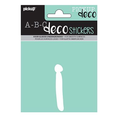 8711234003980-Pickup Déco Zoé - Étiquette autocollante 110 mm - Lettre I - blanc--0