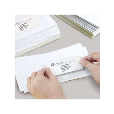 3266550260241-Avery - 2400 Étiquettes adresse blanches - 63,5 x 33,9 mm - Impression laser - réf L7159-100--1