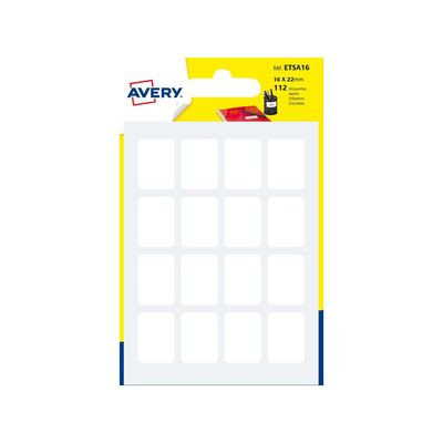 5014702026478-Avery - 112 Étiquettes multi-usages blanches - 16 x 22 mm - réf ETSA16--0
