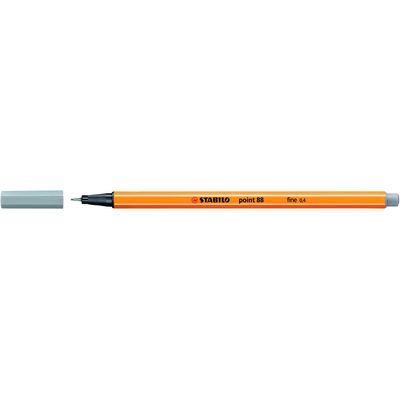 4006381493338-STABILO Point 88 - Feutre fin - 0.4 mm - gris bleu moyen--0