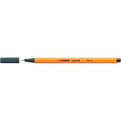 4006381493369-STABILO Point 88 - Feutre fin - 0.4 mm - gris intense--0