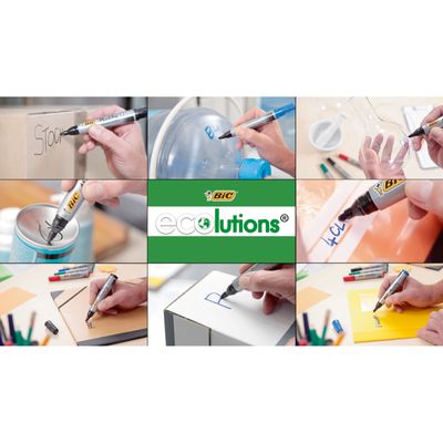 3086129999767-BIC MARKING 2300 - Marqueur permanent - pointe biseau - vert--3