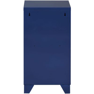 3219090958321-Casier de bureau avec pieds - 74 x 40 x 40 cm - bleu nuit nacré--2