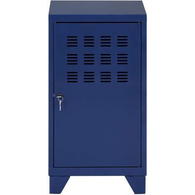 3219090958321-Casier de bureau avec pieds - 74 x 40 x 40 cm - bleu nuit nacré--0