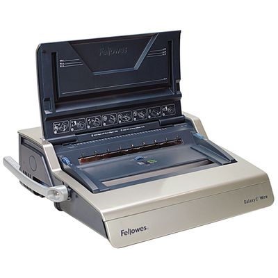 0043859530038-Fellowes Galaxy-E/Wire - machine à relier / relieuse perforeuse éléctrique par anneaux métal - Perfore 20 feui--1
