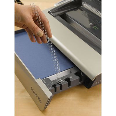 0043859530038-Fellowes Galaxy-E/Wire - machine à relier / relieuse perforeuse éléctrique par anneaux métal - Perfore 20 feui--6