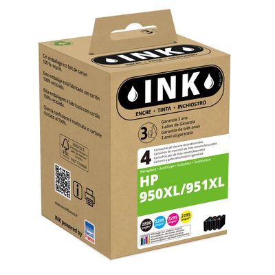 8720282008694-Cartouche compatible HP 950XL/951XL - pack de 4 - noir, cyan, magenta, jaune - ink--0