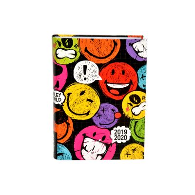 3281640455321-Smiley World Agenda Polypro 1 Jour par page 12,5X17,5cm Alpa--1