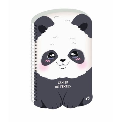 3371010403189-Cahier de textes spiralé Kawaii - 15 x 21 cm - Quo Vadis--0