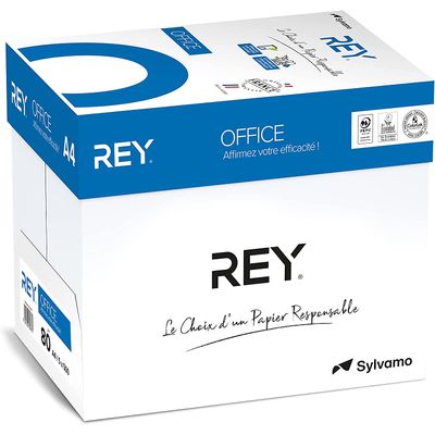 3141728704775-Rey Office - Papier blanc - A4 (210 x 297 mm) - 80 g/m² - 2500 feuilles (carton de 5 ramettes)--1
