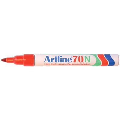 4974052801327-Artline 70N - Marqueur permanent - pointe ogive - rouge--0