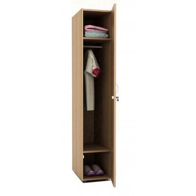 2012349514627-Armoire vestiaire 1 porte - H185 x L33 x P52 cm - Aulne--0