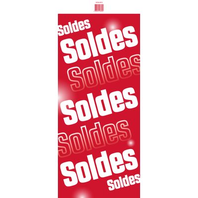 3664233003091-Logistipack - Affiche SOLDES - 72 x 30 cm--0