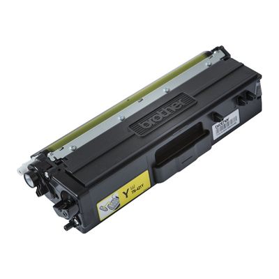 4977766771634-Brother TN421 - jaune - cartouche laser d'origine-Angle gauche-0