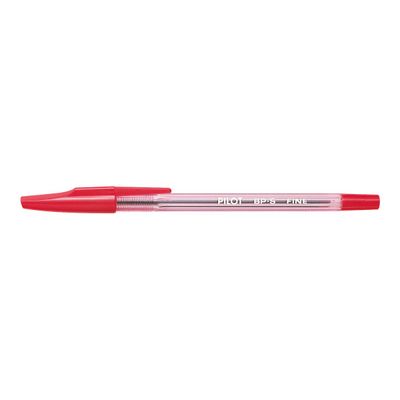 4902505043079-Pilot BP-S - 12 Stylos à bille - rouge - 0.7 mm-Angle gauche-0