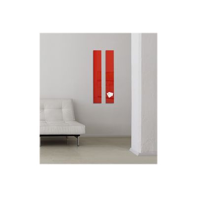 4004360887765-Sigel Artverum - Tableau magnétique en verre - 12 x 78 cm - rouge-Avant-5
