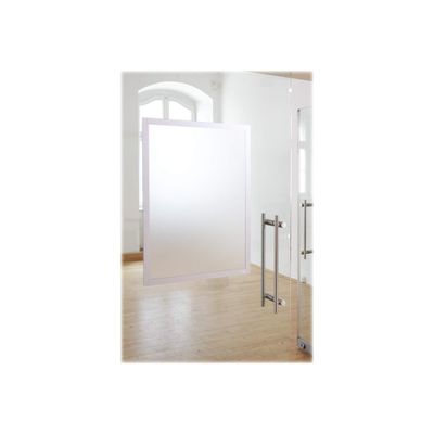 4005546406732-Durable Duraframe Poster - Cadre d'affichage adhésif - 50 x 70 cm - argent-Angle gauche-6