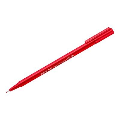4007817338018-STAEDTLER triplus broadliner 338 - Feutre fin - rouge-Avant-0