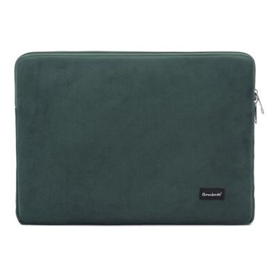 8059395581399-Bombata Velvet - Housse pour ordinateur portable 15" - vert-Avant-0