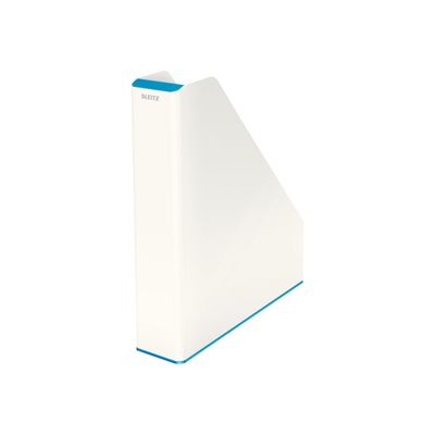 4002432113644-Leitz WOW - Porte-revues blanc/bleu-Arrière-2
